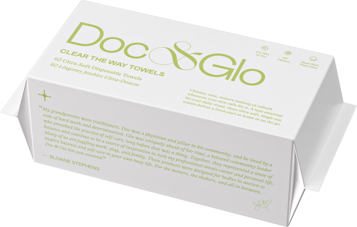 Clear The Way Face Towel Wipes – Doc & Glo