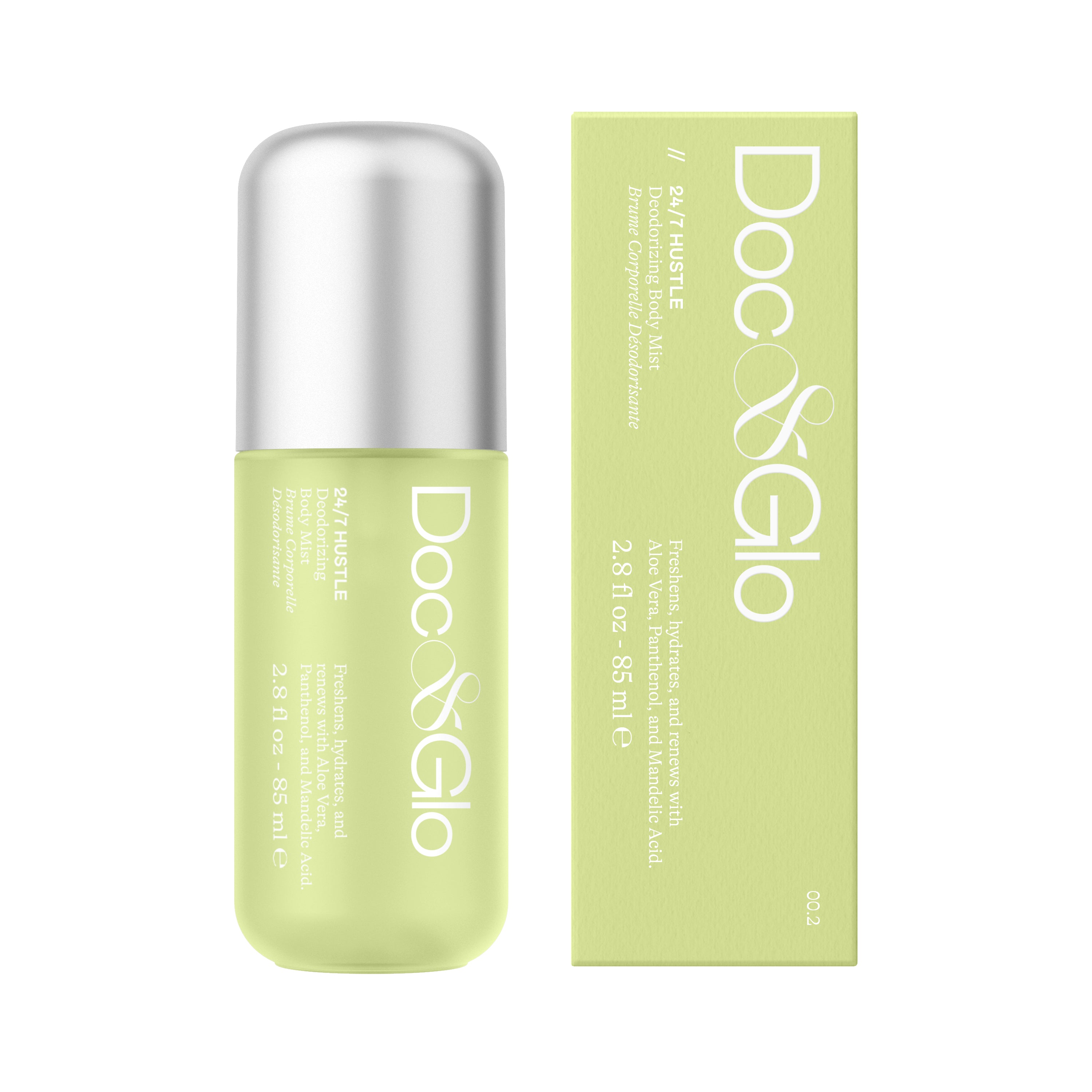 24/7 Hustle Deodorizing Body Mist – Doc & Glo