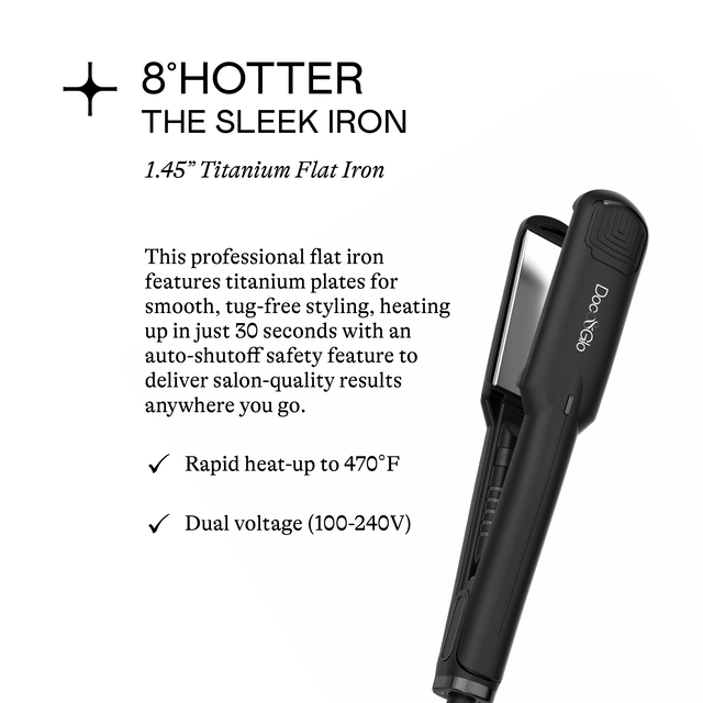 8° Hotter: The Sleek Hair Iron